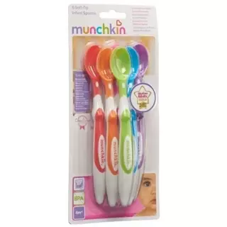 Munchkin Loffel Lang Griff M Weichen Spitzen 6 штук