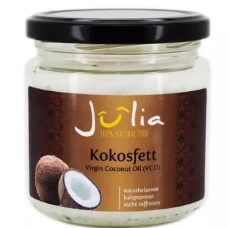 Органічний кокосовий жир Julia Virgin Coconut Oil 300 г