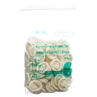 Gribi Finger Cots Latex L нестерильні 100 шт