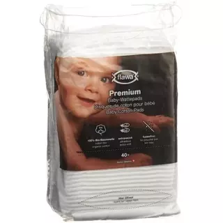 Ватні диски Flawa Premium Baby 90x110 мм 40 шт