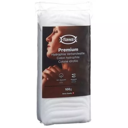 Flawa Premium Hydrophile Verbandw 100% Baumw 100г Flawa Premium Hydrophile Verbandw 100% Baumw 100г