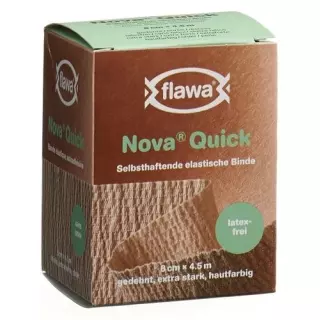 Безлатексний бинт Flawa Nova Quick 8 см x 4,5 м