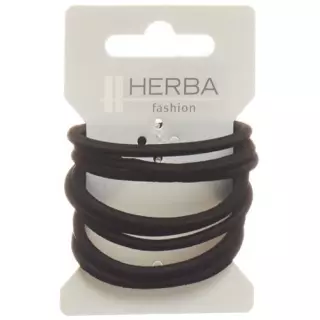 Herba Haarbinder 5см Schwarz 8 штук