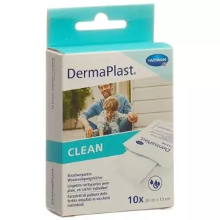 Серветки для очищення ран DermaPlast Clean 10 шт