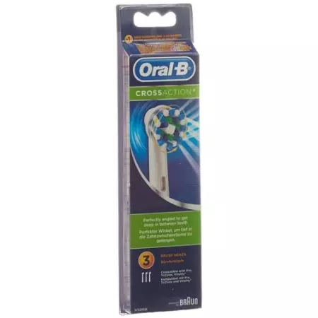 Braun Oral B Aufsteckburste Crossaction 3 штуки Braun Oral B Aufsteckburste Crossaction 3 штуки