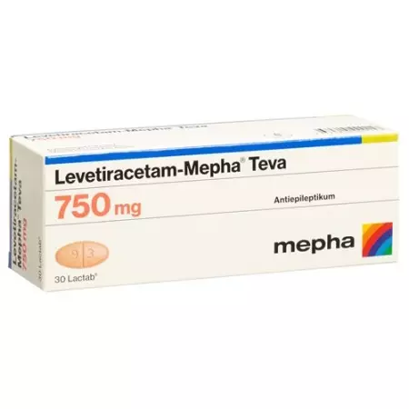 Леветирацетам Мефа Тева 750 мг 100 таблеток покрытых оболочкой
