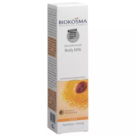 Відновлюючий крем для тіла Biokosma ORGANIC Абрикос і ORGANIC Мед 200