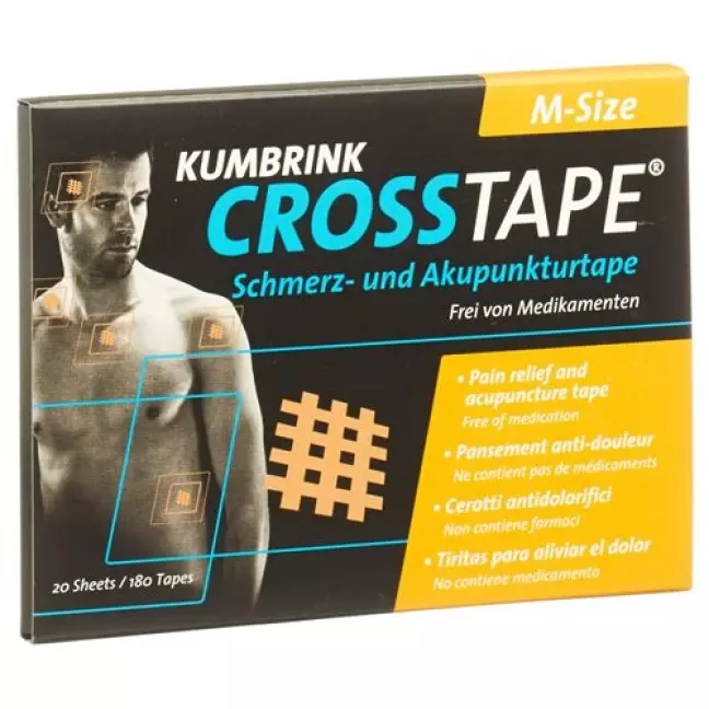 Crosstape Schmerz- Akupunkturtape M 180 штук Crosstape Schmerz- Akupunkturtape M 180 штук