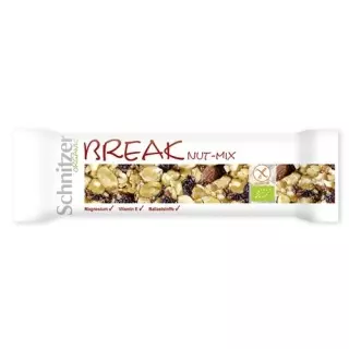 Батончики Schnitzer Bio Break Nut-Mix 24 х 40 г
