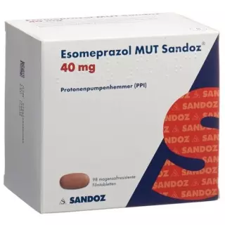 Езомепразол MUT Sandoz Filmtable 40 мг 98 шт