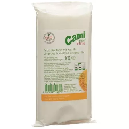 вологі серветки cami moll intimate refill 100 шт