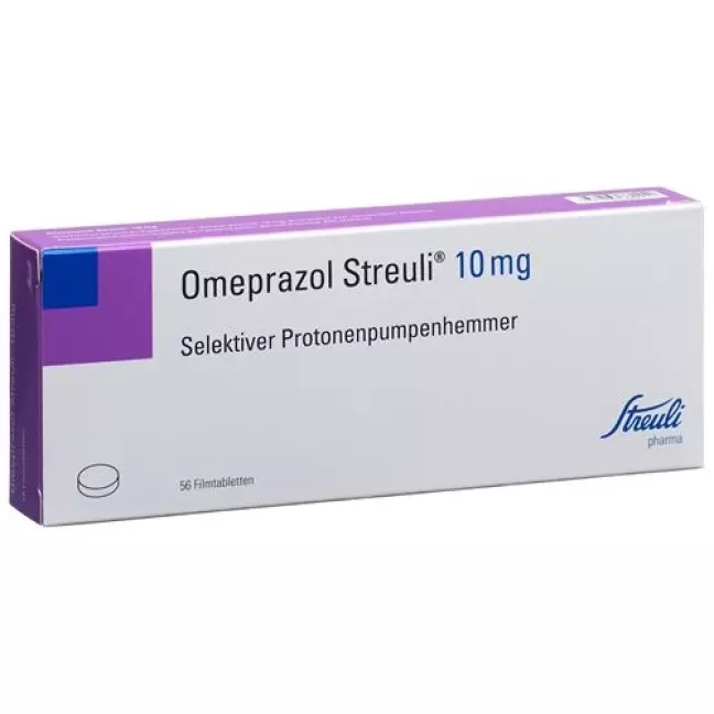 Омепразол Streuli Filmtable 10 мг 56 шт