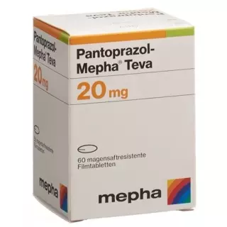 ПАНТОПРАЗОЛ МЕФА ТЕВА ФІЛЬМТАБЛ 20 МГ ДС