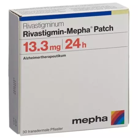 Ривастигмін-Мефа пластир 13,3 мг/24 год 30 шт Ривастигмін-Мефа пластир 13,3 мг/24 год 30 шт