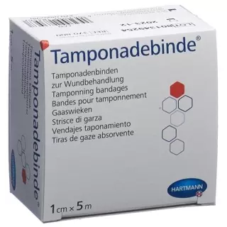 Бинт тампонадний DermaPlast 1смх5м стерильний