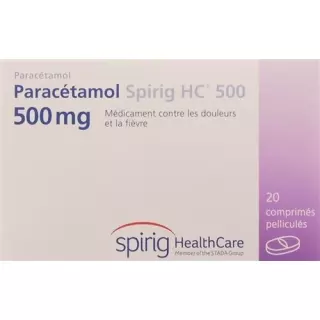 Paracetamol Spirig HC Filmtabl 500 мг Ds 100 шт