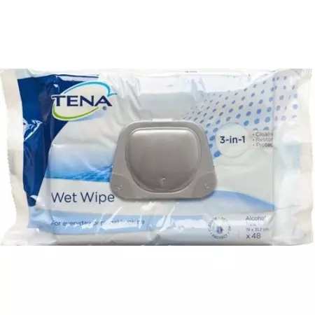Tena Wet Wipes 12 Karton 48 Stück