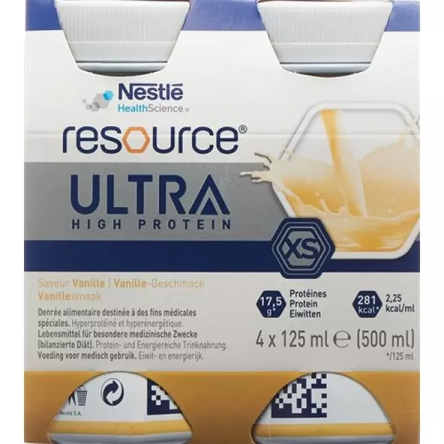 Resource Ultra High Protein XS Vanilla 24 Fl 125 мл