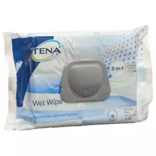 Серветки вологі TENA 12 коробок 48 шт