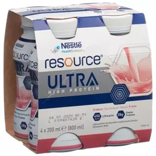 Resource Ultra High Protein Strawberry 24 Fl 200 мл