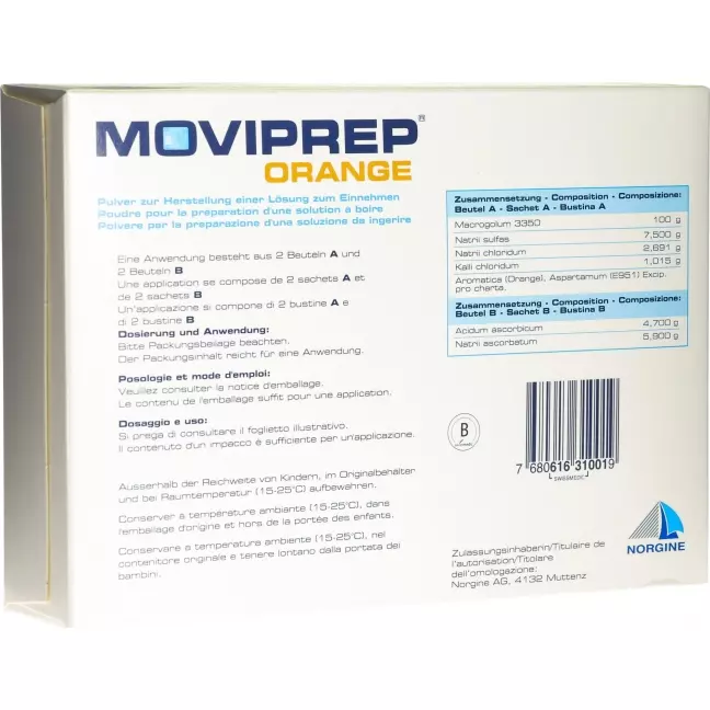 Moviprep Orange одне застосування A+B Dppl Btl 2 шт