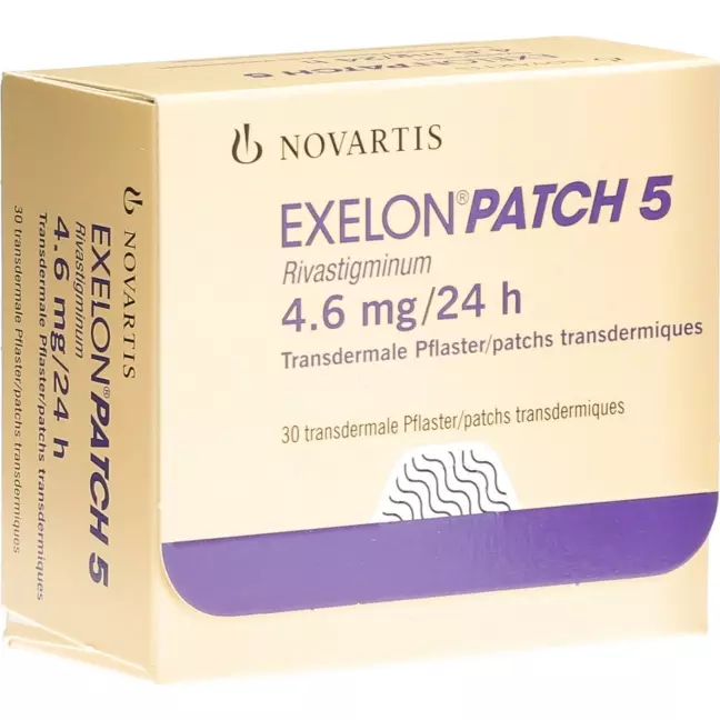 Exelon Patch 5 Matrixpfl 4,6 мг/24 год 30 шт Exelon Patch 5 Matrixpfl 4,6 мг/24 год 30 шт