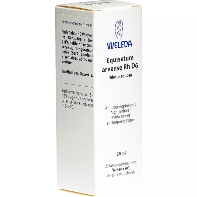 WELEDA Equisetum arvense Rh D 6 Dilaq 20 мл WELEDA Equisetum arvense Rh D 6 Dilaq 20 мл