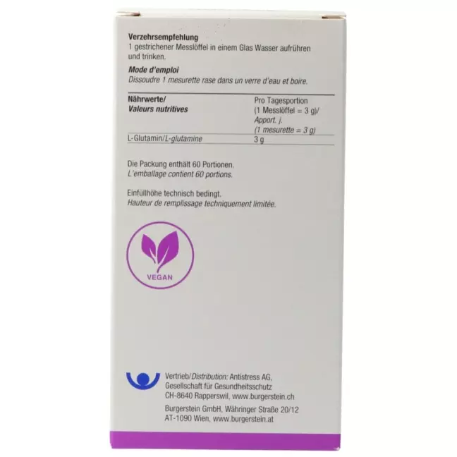 Burgerstein L-Glutamin Plv Ds 180 g Burgerstein L-Glutamin Plv Ds 180 g