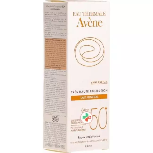 Мінеральне сонцезахисне молочко Avene Sun SPF 50+ 100 мл