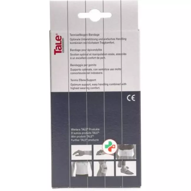 Tale Tennisellbogen Bandage 5см Velcro Weiss Tale Tennisellbogen Bandage 5см Velcro Weiss