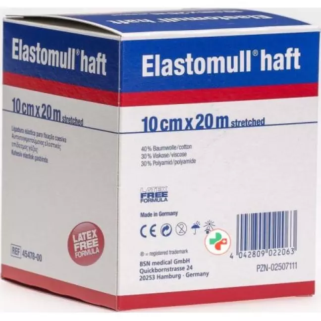 Elastomull Haft марлевый бинт Weiss 20мX10см рулон Elastomull Haft марлевый бинт Weiss 20мX10см рулон