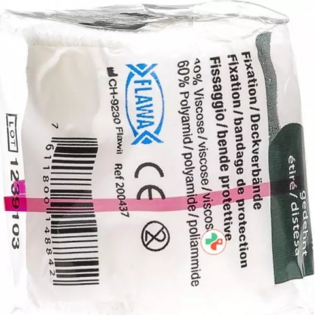 Фіксуючий бинт Flawa Fixelast 4см х 4м в Cellux 20шт