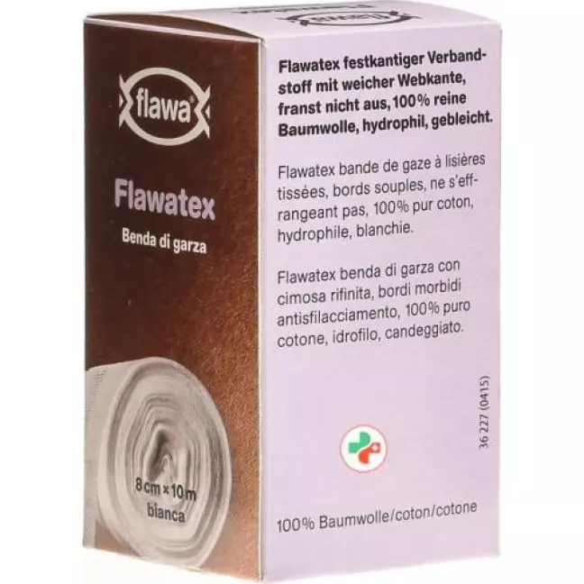 Flawa Flawatex марлевий бинт 10мX8см Flawa Flawatex марлевий бинт 10мX8см