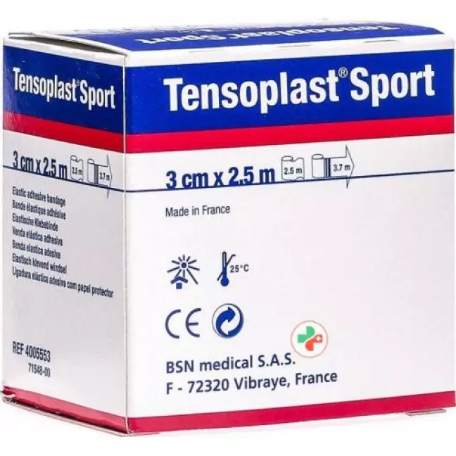 Еластична стрічка TENSOPLAST SPORT 3смх2,5м