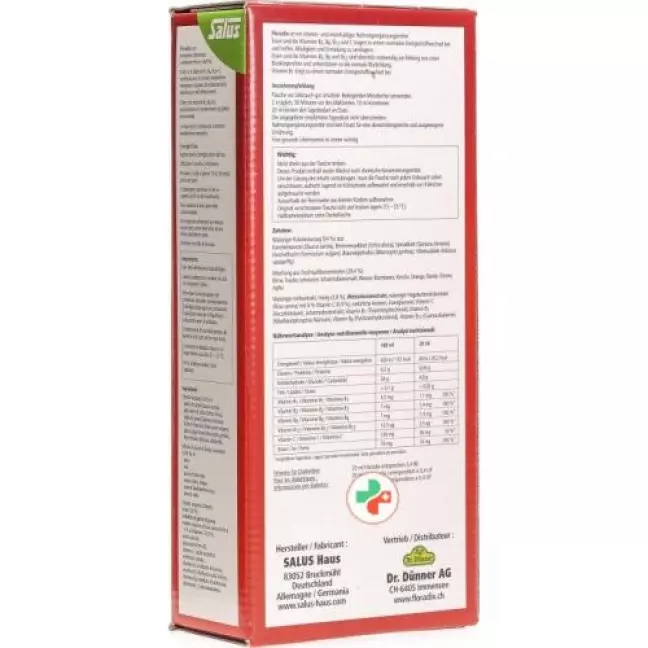 Floradix Vitamine + organisches Eisen Saft Flasche 700мл Floradix Vitamine + organisches Eisen Saft Flasche 700мл