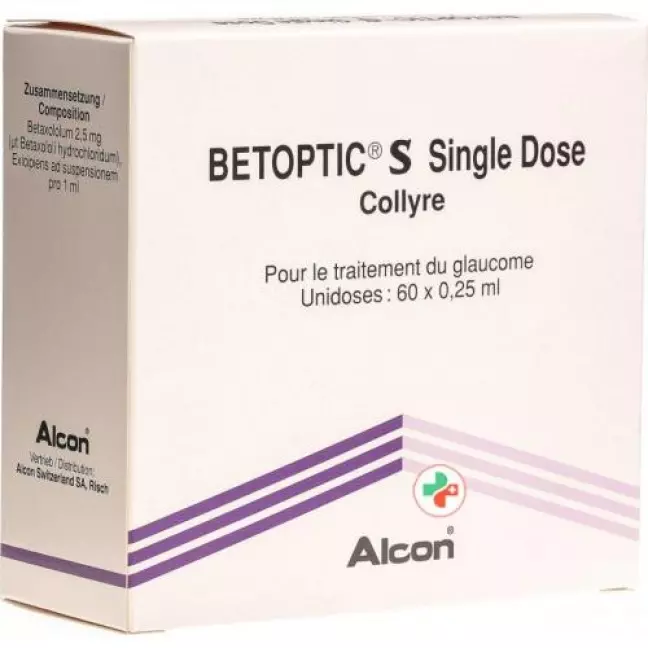 Betoptic S Single Dose Gtt Opht 60 Unidos 0,25 мл Betoptic S Single Dose Gtt Opht 60 Unidos 0,25 мл