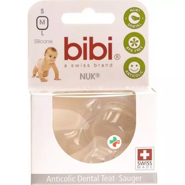 Bibi Sauger Dental Silikon fur Milch Duo 2 штуки Bibi Sauger Dental Silikon fur Milch Duo 2 штуки