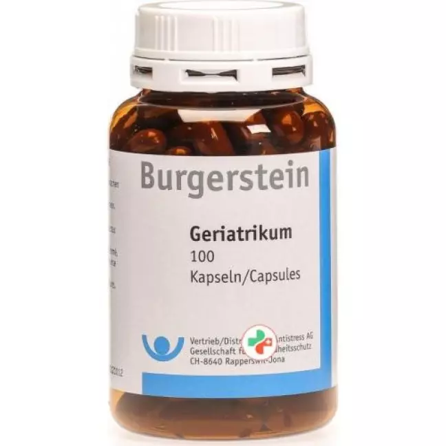 Геріатричні капсули Burgerstein 100 шт Геріатричні капсули Burgerstein 100 шт