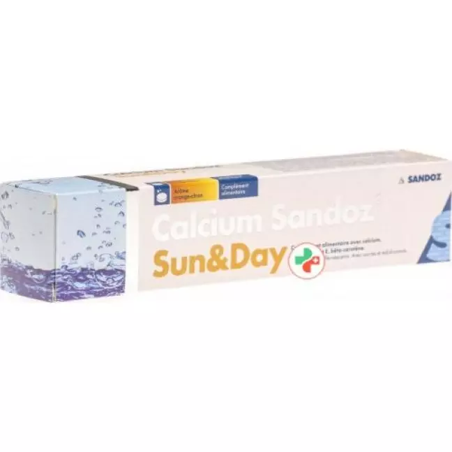 Кальцій Sandoz Sun &amp; Day Brause таблетки 20 шт