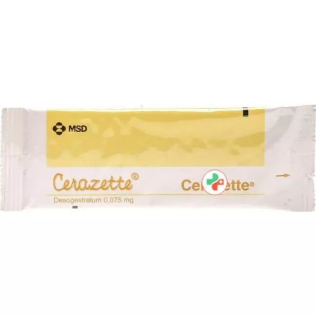 Cerazette плівка таблетки 0,075 мг 28 шт Cerazette плівка таблетки 0,075 мг 28 шт