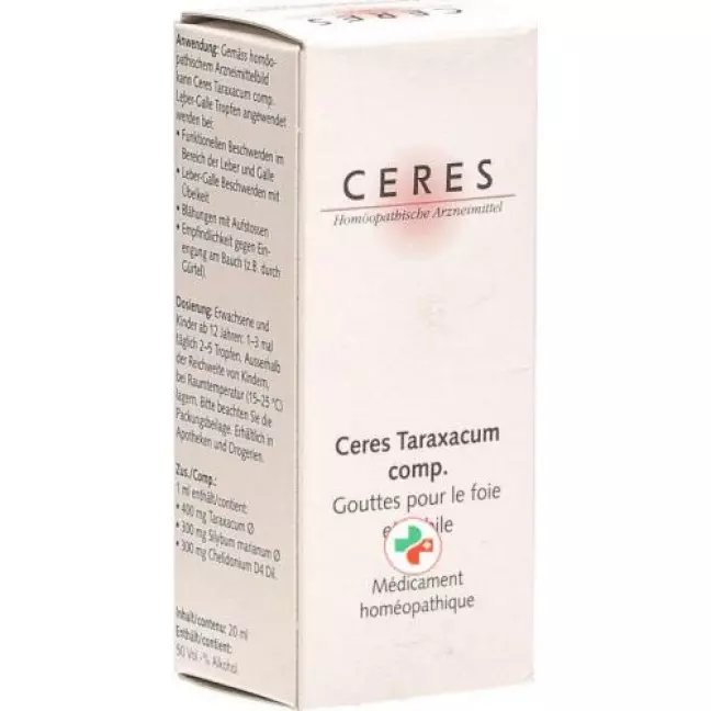 Ceres Taraxacum комп. Краплі печінкові жовчні Fl 20 мл Ceres Taraxacum комп. Краплі печінкові жовчні Fl 20 мл