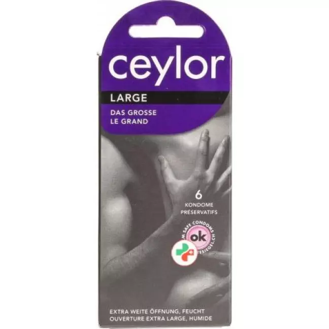 Презерватив Ceylor Large з резервуаром 6 шт Презерватив Ceylor Large з резервуаром 6 шт