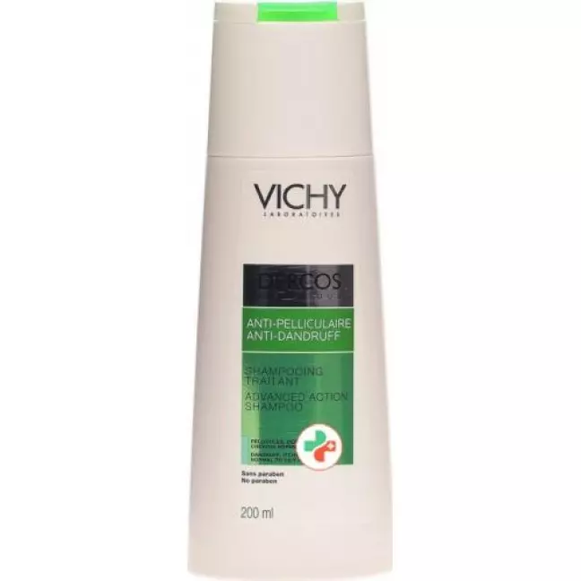 Vichy Dercos Шампунь проти лупи для жирного волосся німецька/італ