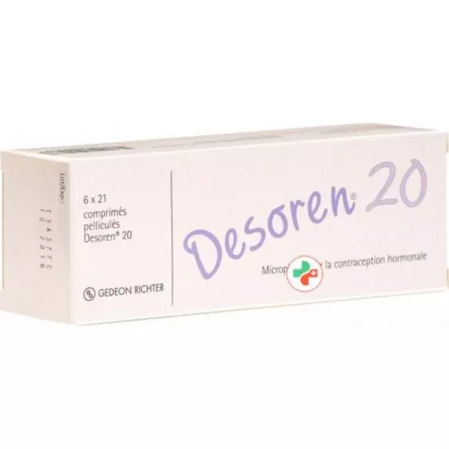 Дезорен 20 таблеток плівка 6 х 21 шт