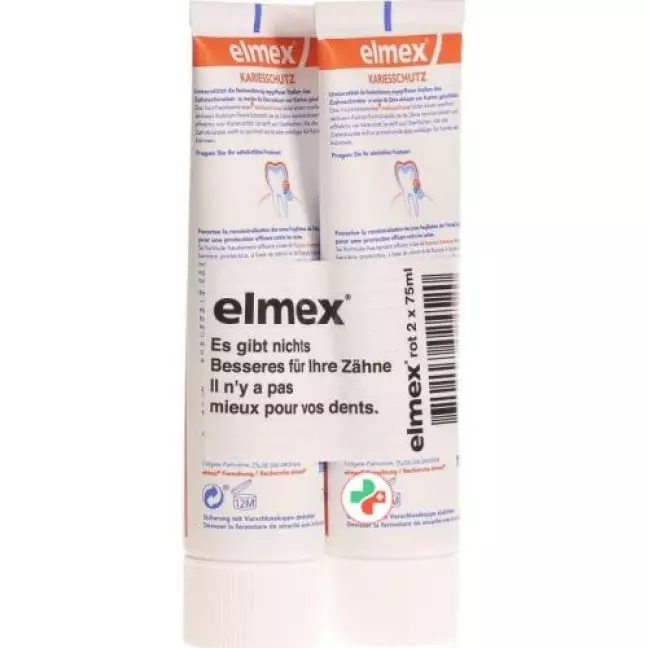 Elmex Rot Zahnpasta 2x 75мл Elmex Rot Zahnpasta 2x 75мл
