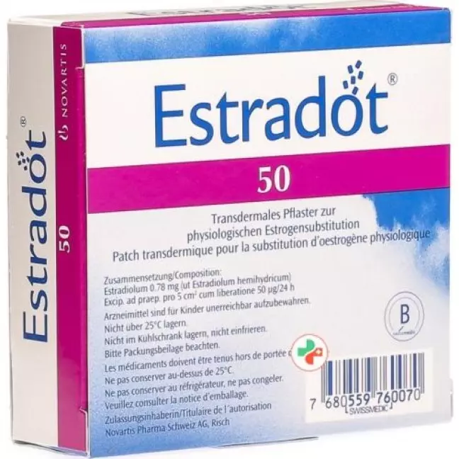 Estradot Matrixpfl 50 мкг/24 год 24 шт Estradot Matrixpfl 50 мкг/24 год 24 шт