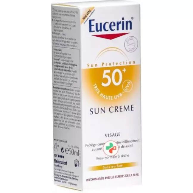 Eucerin Sun Sonnencreme fur Gesicht LSF 50+ 50мл