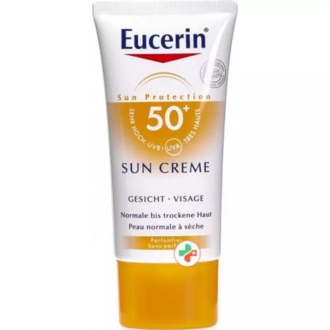 Eucerin Sun Sonnencreme fur Gesicht LSF 50+ 50мл