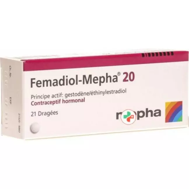 Фемадіол-Мефа 20 Драг 21 шт Фемадіол-Мефа 20 Драг 21 шт