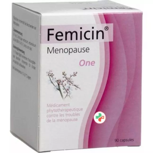 Femicin Menopause Одна капсула 6,5 мг 90 шт Femicin Menopause Одна капсула 6,5 мг 90 шт